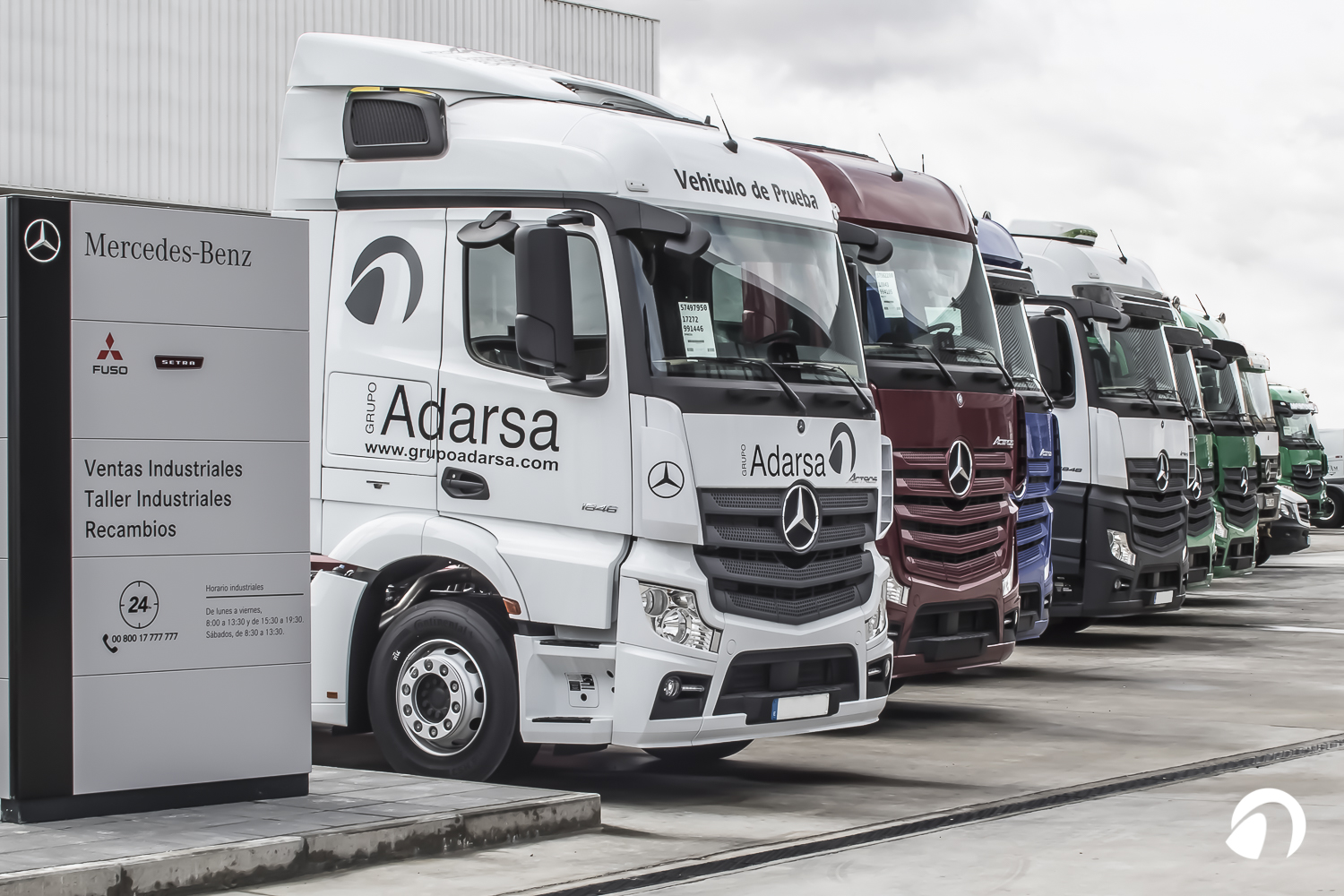 Grupo ADARSA, Venta de vehículos nuevos y de Concesionario y taller en Asturias, León, Valladolid Huelva. Baja